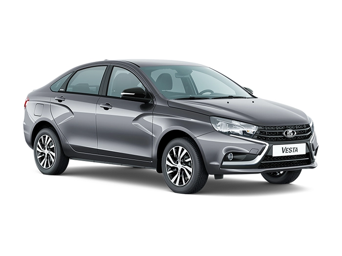 Lada Vesta Серо-голубой "Фантом"
