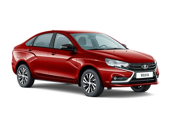 Lada Vesta Красный "Сердолик"