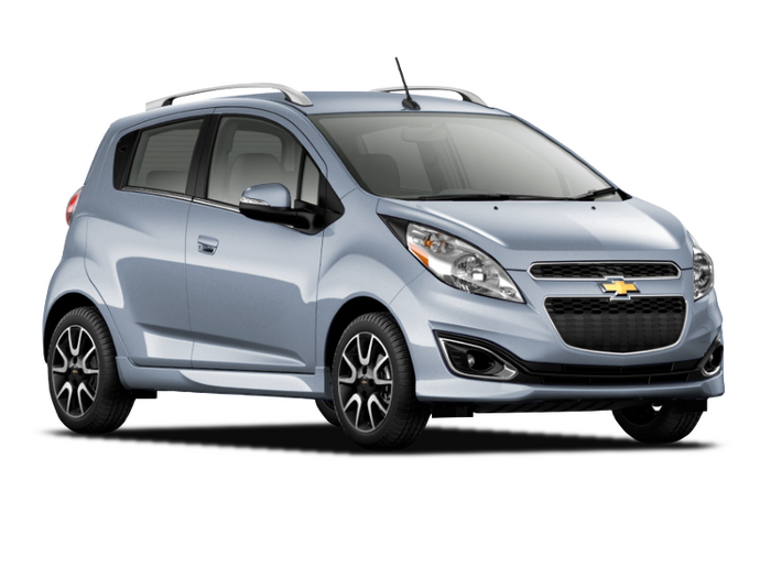 Chevrolet Spark Голубой